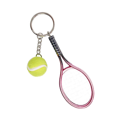 Delicate Key Chain Handmade Tennis Keychain Pendant Sports Tennis Keyring New Craft Tennis Keychain Fast Shipping Llaveros