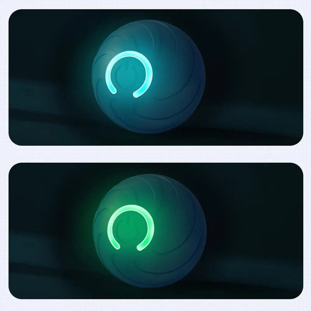 Smart Interactive Dog Toy Pet Puppy Rechargeable Moving Ball Automatic Rolling Ball Toys With LED Light Suitable For Cats Dogs