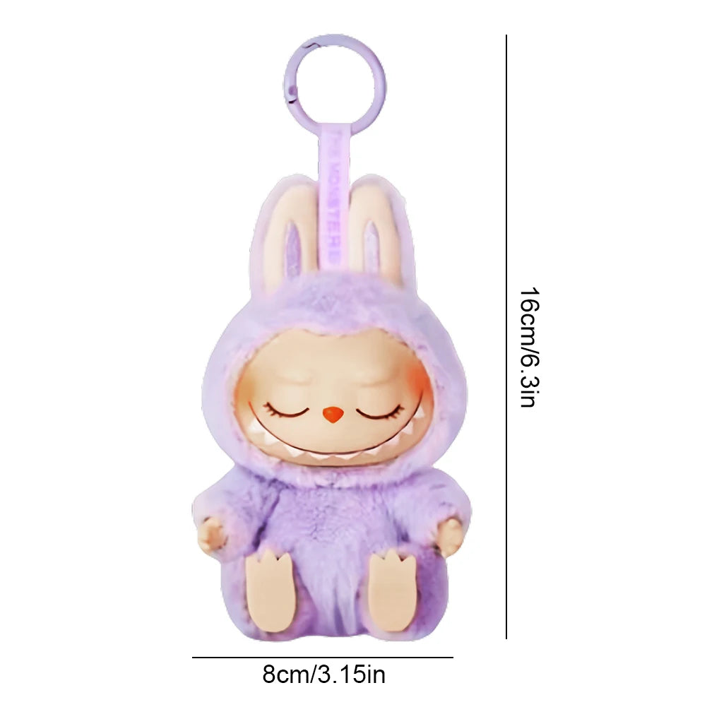 In Stock Hot Anime Figure Labubu Have A Seat Series PVC Pendant Doll Model Toy Kawaii Monster Replica Keychain Toy Birthday Gift