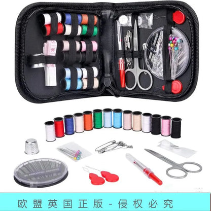 Handicraft DIY Sewing Kit Home Travel Set Sewing Tool Box Travel Lady Scissors Women G149