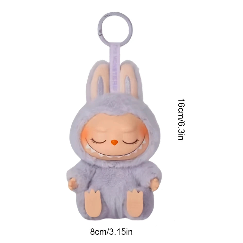 In Stock Hot Anime Figure Labubu Have A Seat Series PVC Pendant Doll Model Toy Kawaii Monster Replica Keychain Toy Birthday Gift