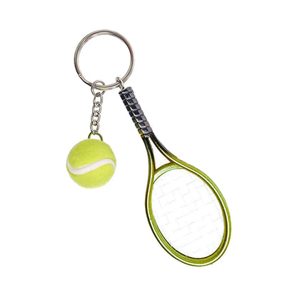 Delicate Key Chain Handmade Tennis Keychain Pendant Sports Tennis Keyring New Craft Tennis Keychain Fast Shipping Llaveros