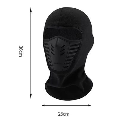 Motorcycle Mask Fleece Thermal Neck Full Face Mask Keep Warm Riding Balaclava Biker Ski Winter Windproof Dustproof Face Shield