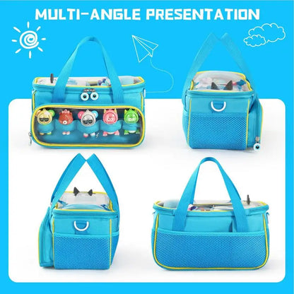 Carrying Bag For Toniebox Starter Portable Organizer Bag With Shoulder Strap And Handle Bar Collectibles Bags